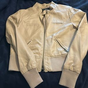 Faux leather jacket